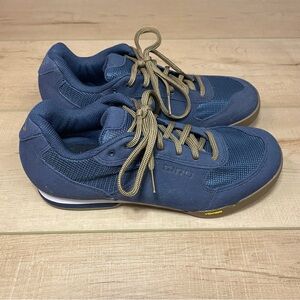 Giro Rumble Shoe VR MTB Vibram Blue Mountain Cycling US MEN 7.5 EU 40 Unisex